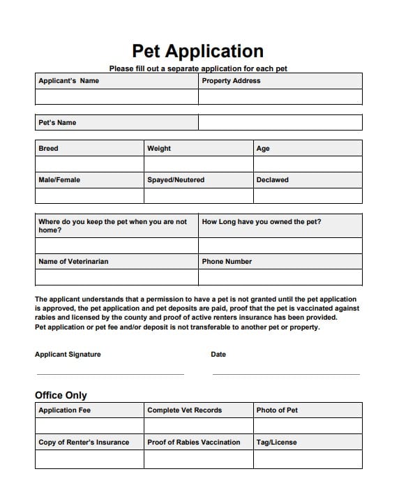 Pet Application
